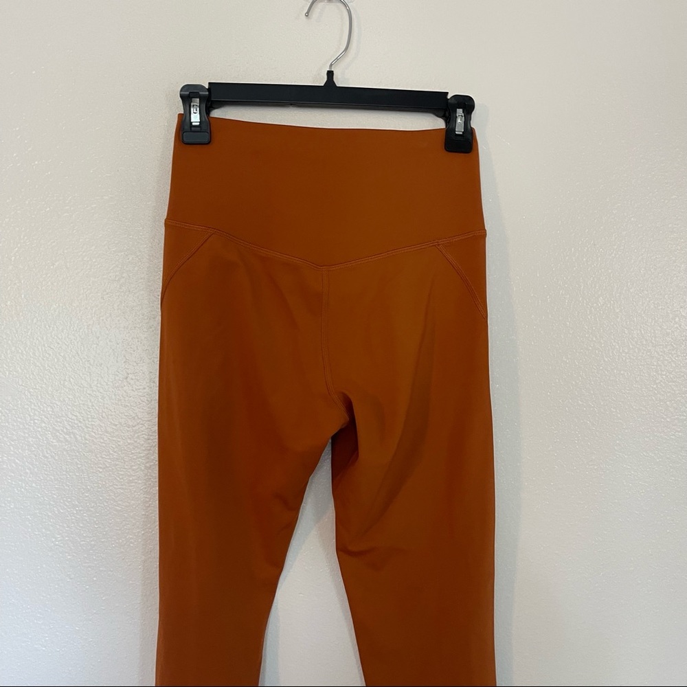 Girlfriend Collective High Rise Compressive Leggings Warm Brown Size S - Picture 7 of 8